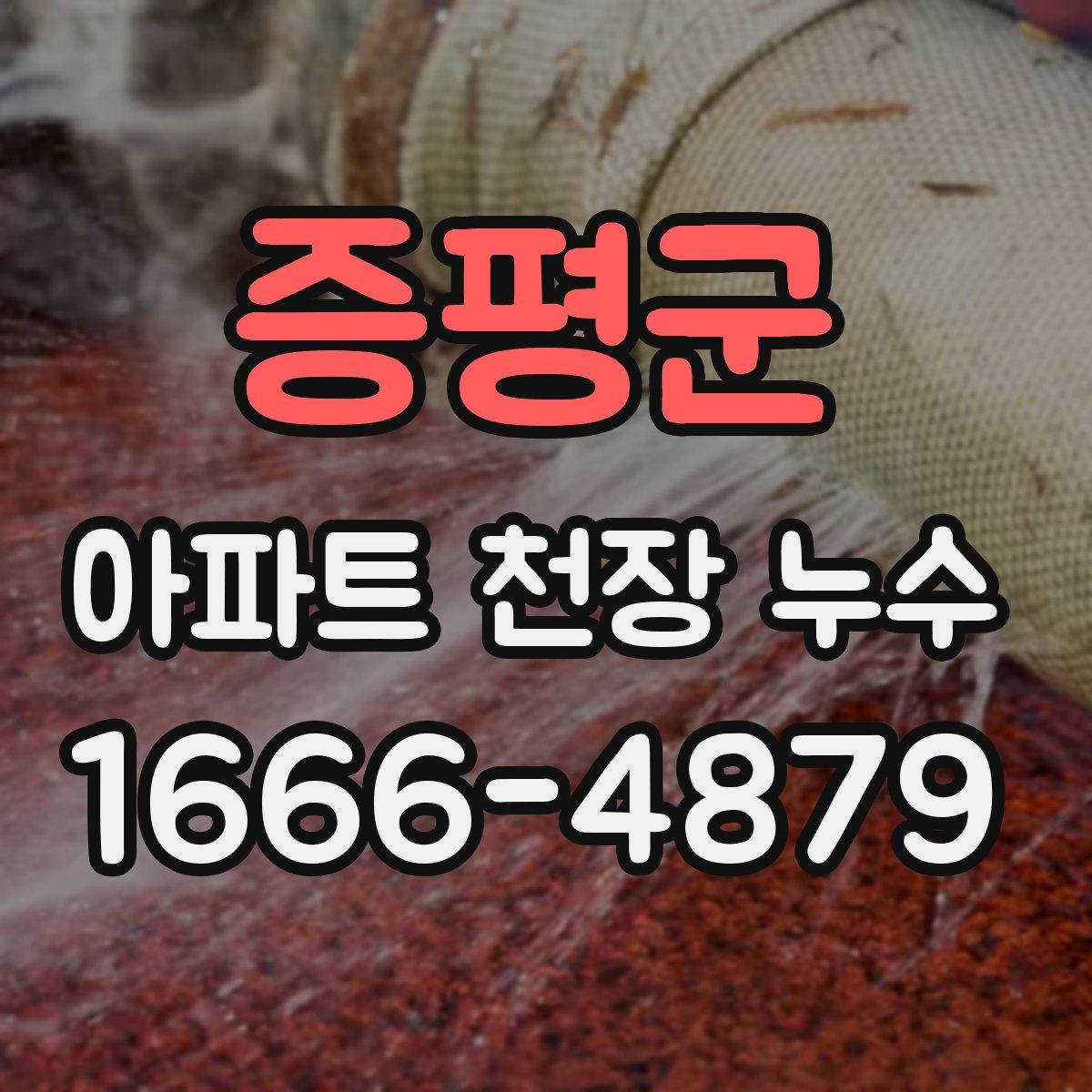 증평군 아파트 천장 누수