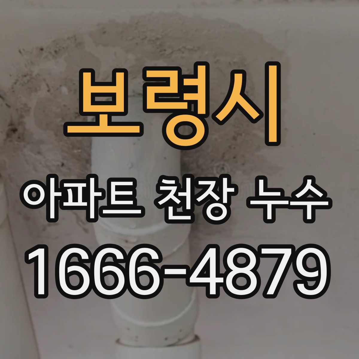 보령시 아파트 천장 누수