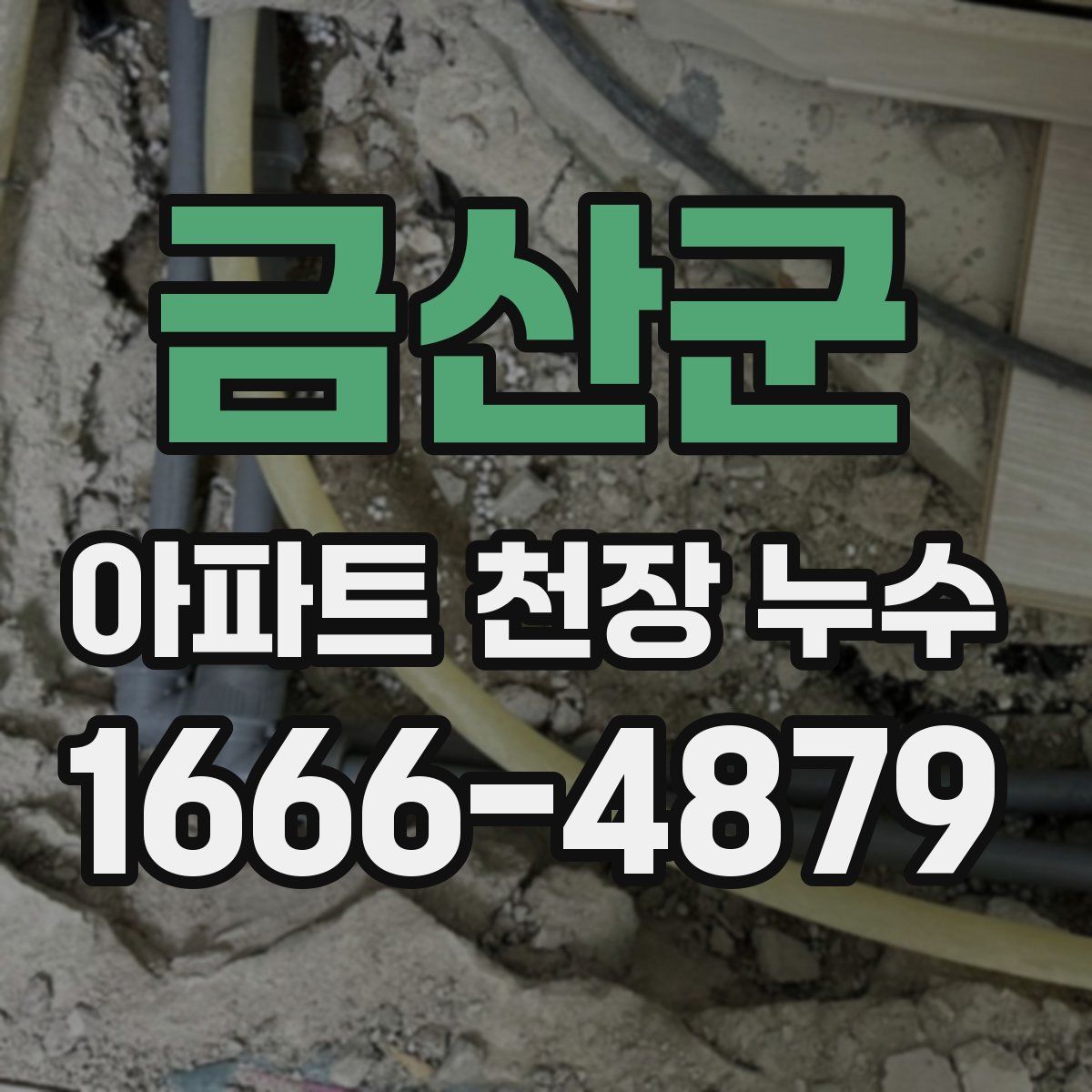금산군 아파트 천장 누수