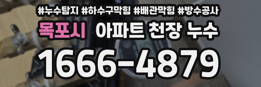 목포시 아파트 천장 누수