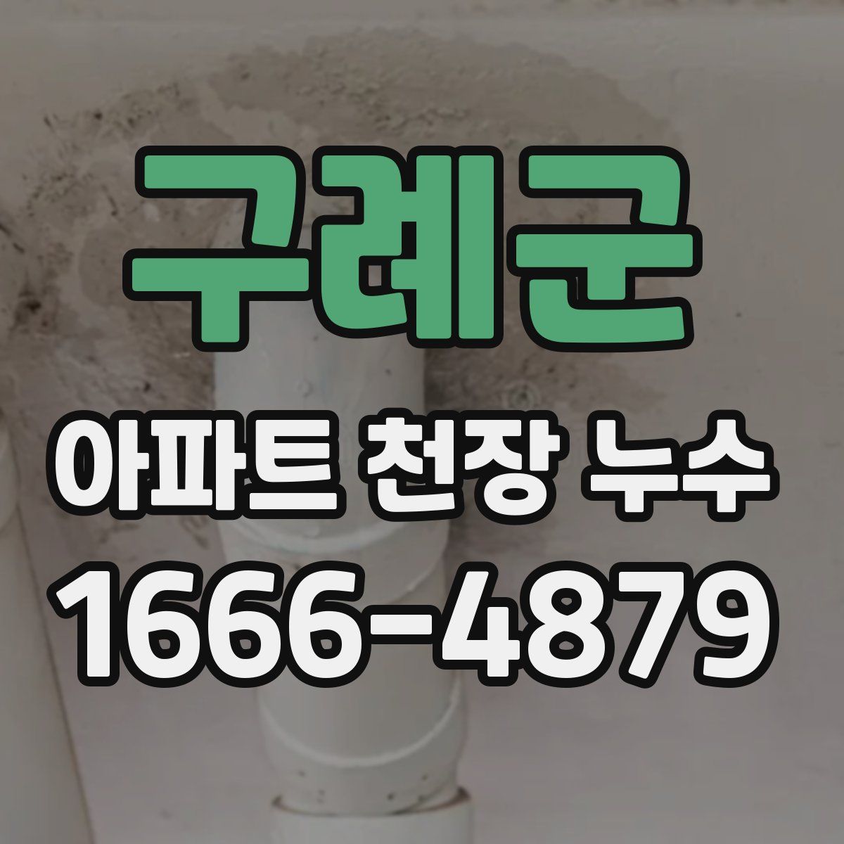 구례군 아파트 천장 누수