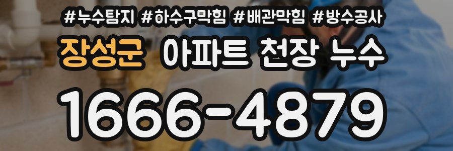 장성군 아파트 천장 누수