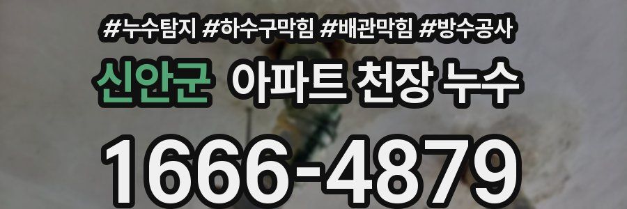 신안군 아파트 천장 누수