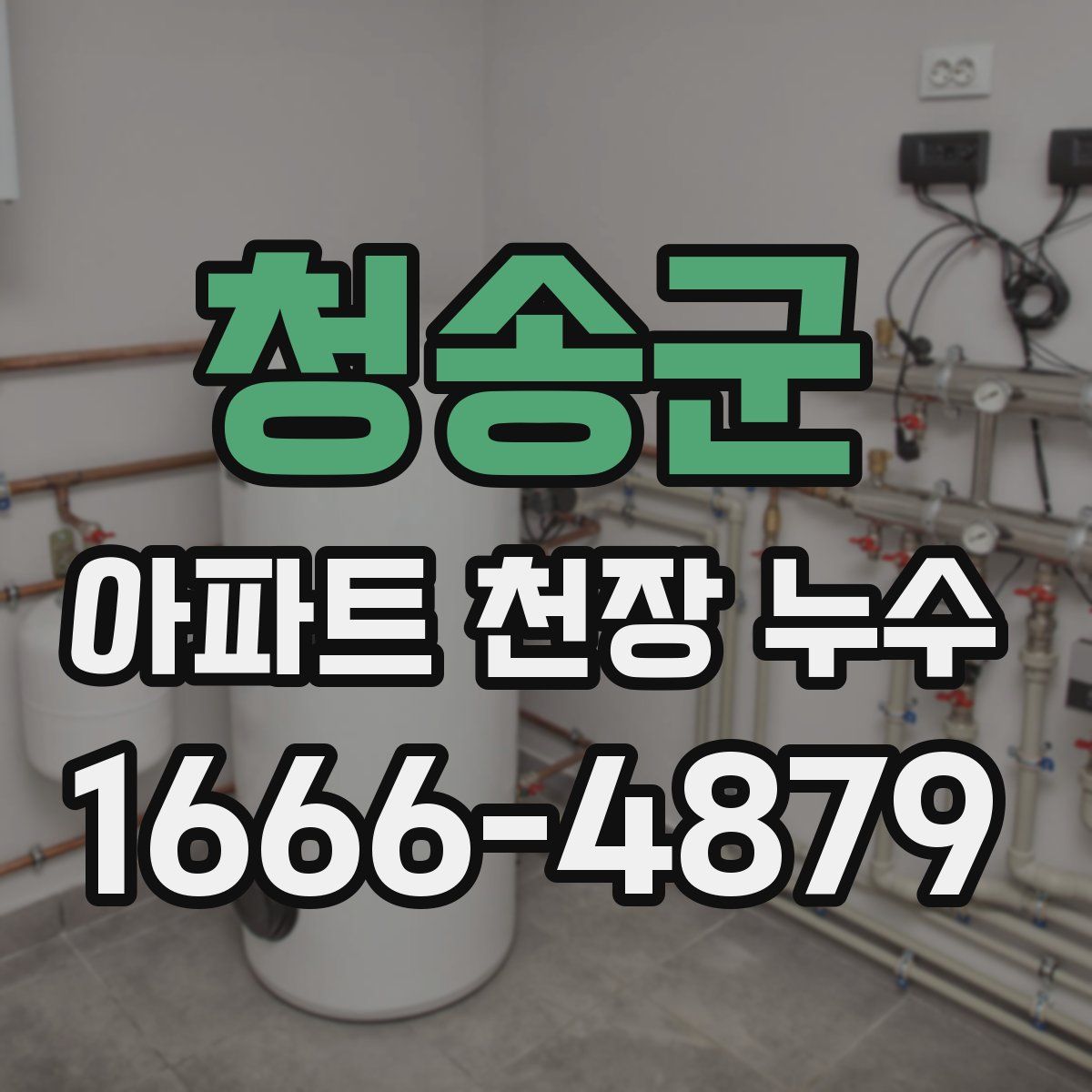 청송군 아파트 천장 누수