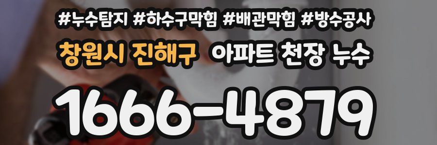창원시 진해구 아파트 천장 누수