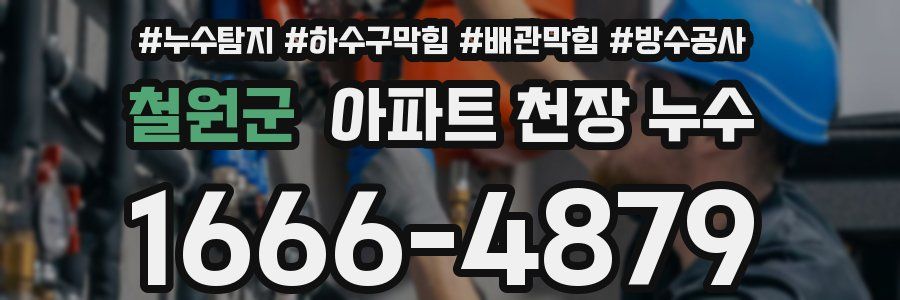 철원군 아파트 천장 누수