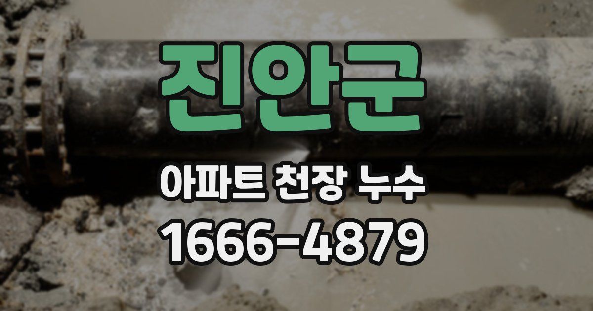 진안군 아파트 천장 누수