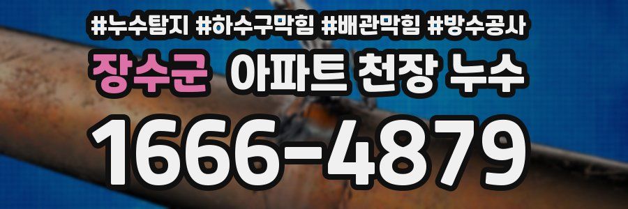 장수군 아파트 천장 누수