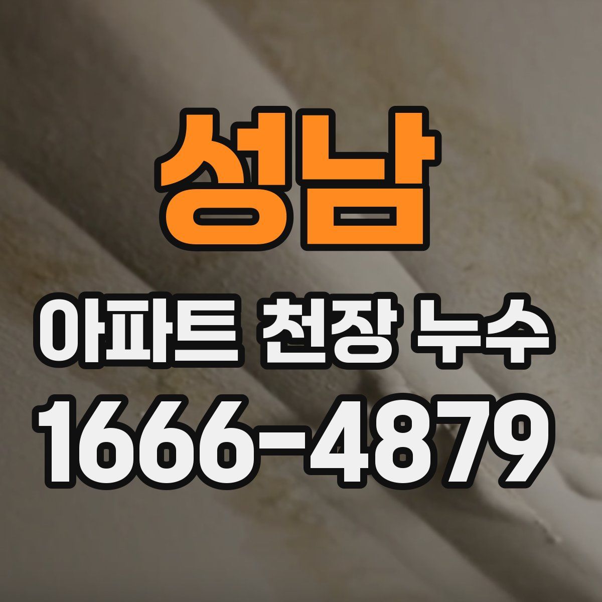 성남 아파트 천장 누수