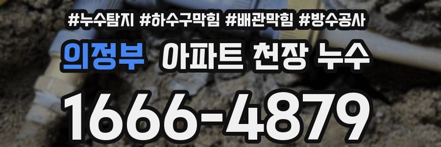 의정부 아파트 천장 누수