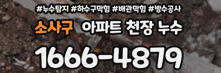 소사구 아파트 천장 누수