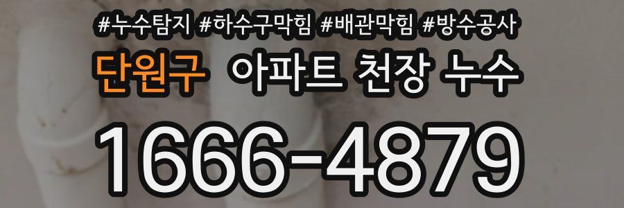 단원구 아파트 천장 누수