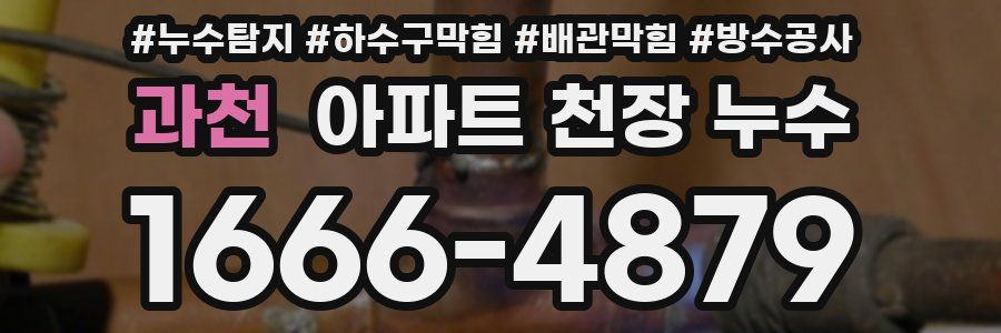 과천 아파트 천장 누수