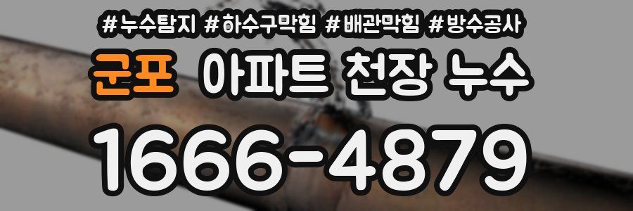 군포 아파트 천장 누수
