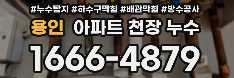 용인 아파트 천장 누수