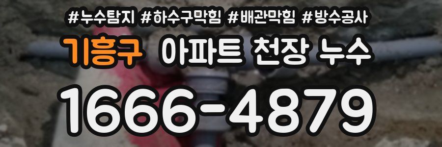 기흥구 아파트 천장 누수