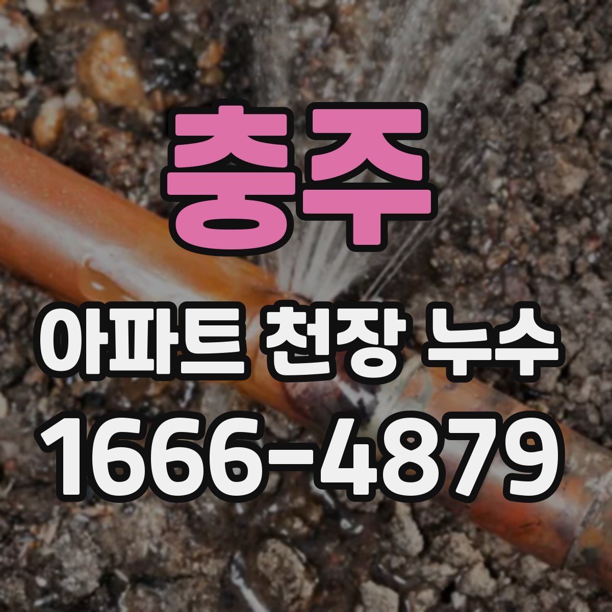 충주 아파트 천장 누수