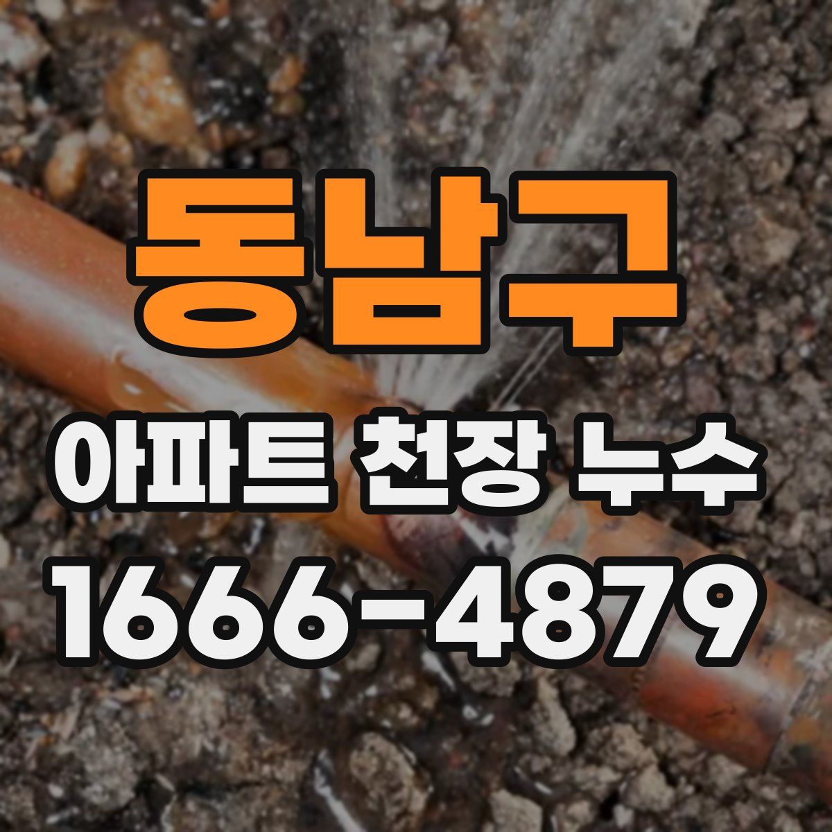동남구 아파트 천장 누수