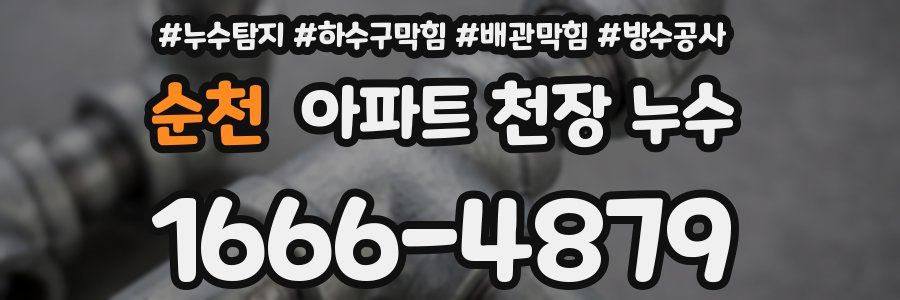 순천 아파트 천장 누수