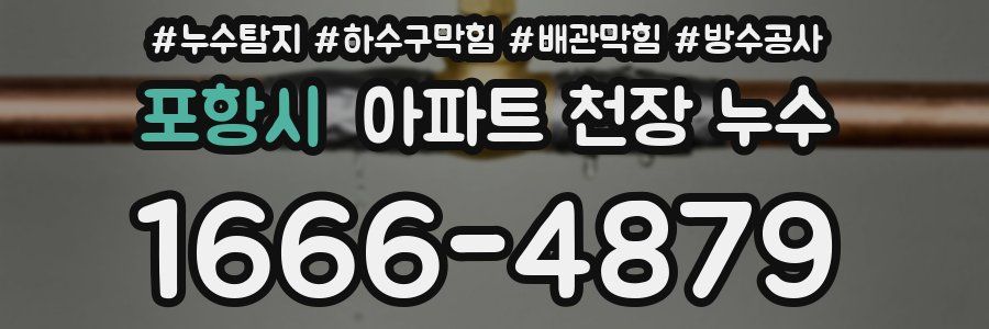 포항시 아파트 천장 누수
