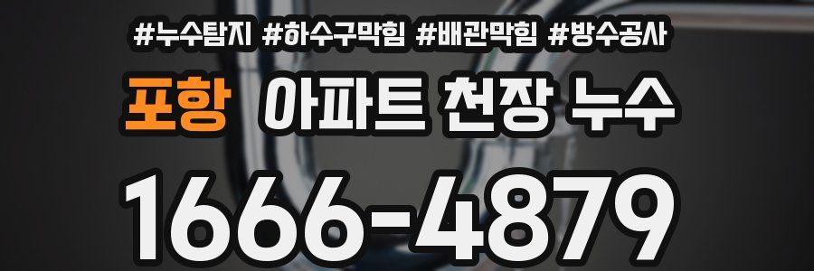 포항 아파트 천장 누수
