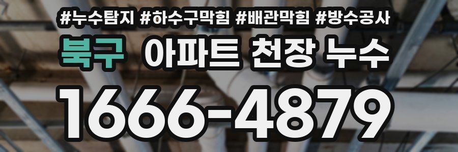 북구 아파트 천장 누수