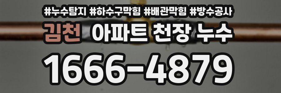 김천 아파트 천장 누수