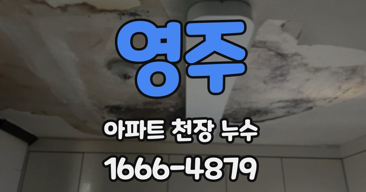 영주 아파트 천장 누수