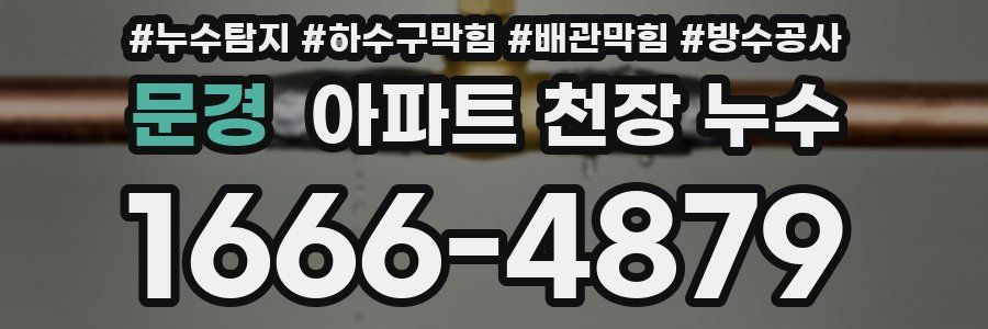 문경 아파트 천장 누수