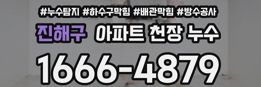 진해구 아파트 천장 누수