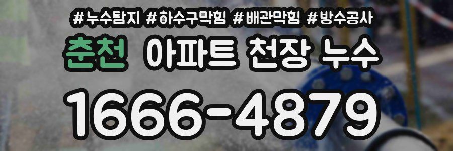 춘천 아파트 천장 누수