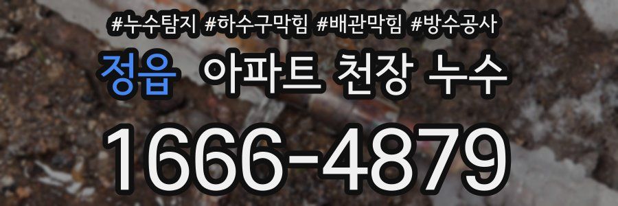 정읍 아파트 천장 누수