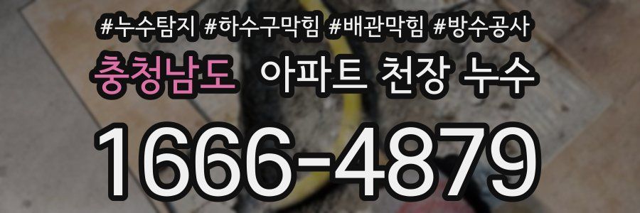 충청남도 아파트 천장 누수