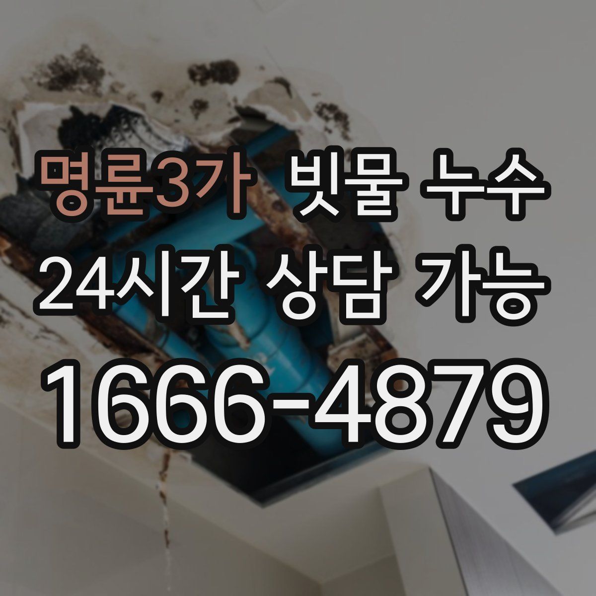 명륜3가 빗물 누수