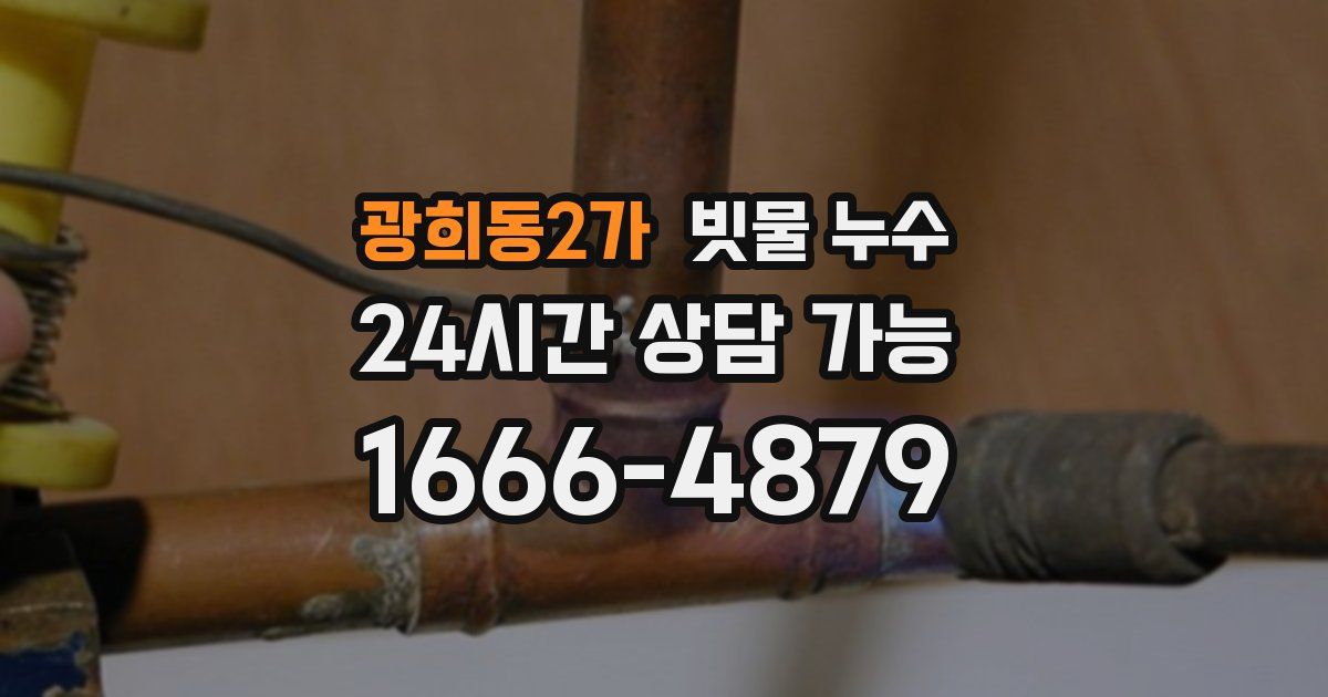 광희동2가 빗물 누수