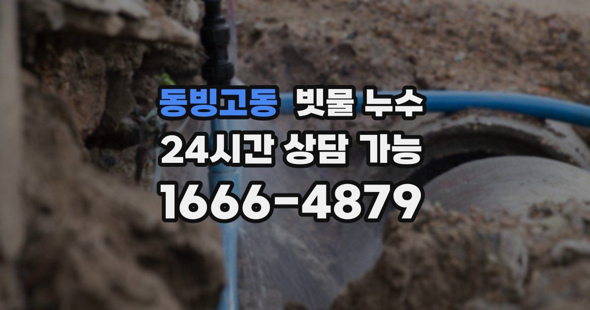 동빙고동 빗물 누수