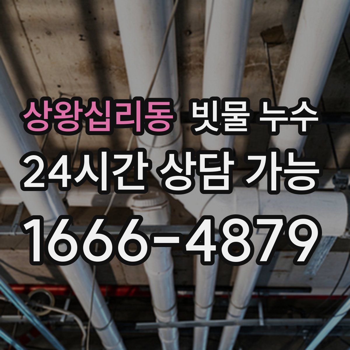 상왕십리동 빗물 누수
