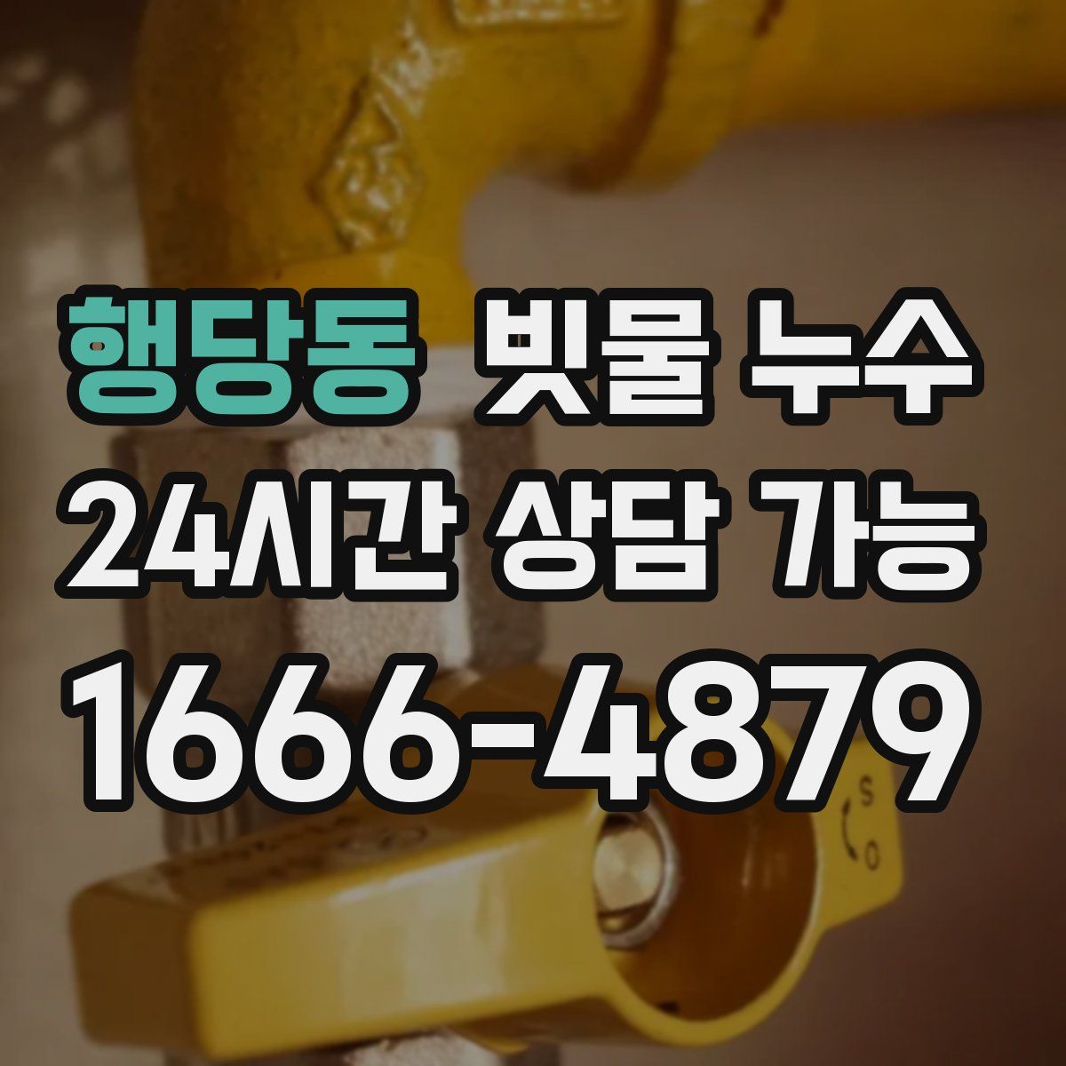 행당동 빗물 누수