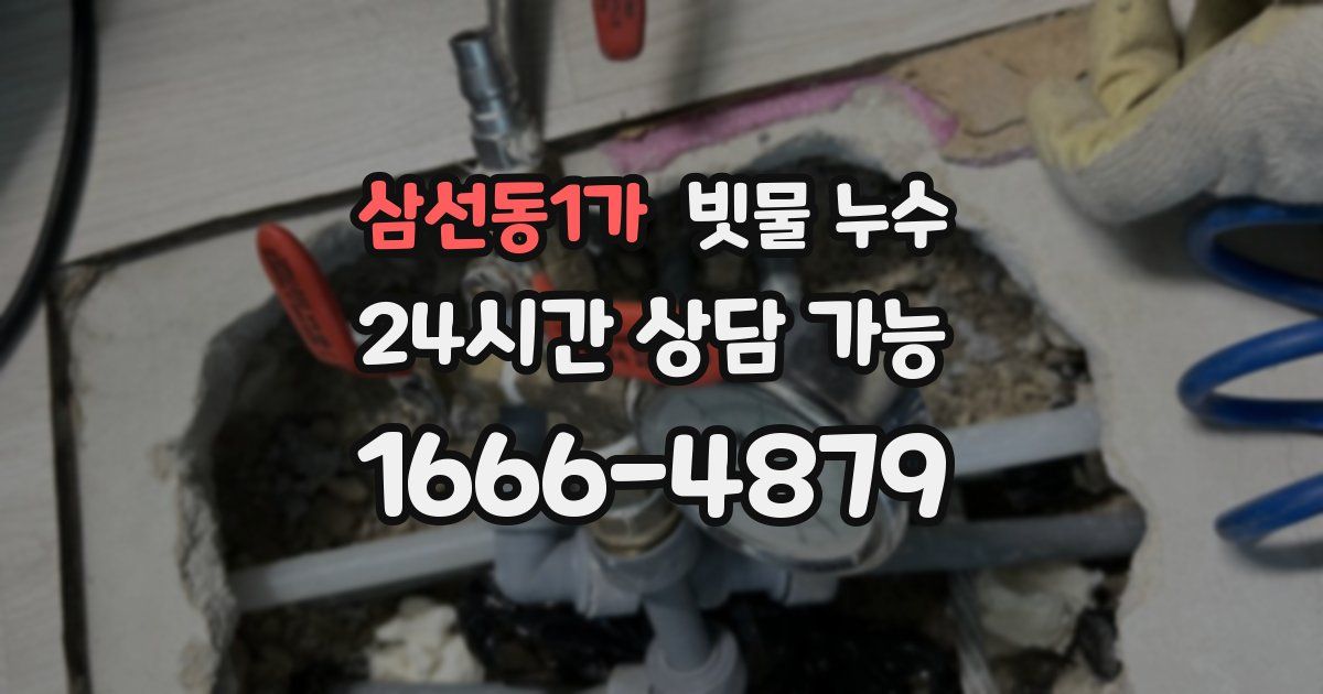삼선동1가 빗물 누수