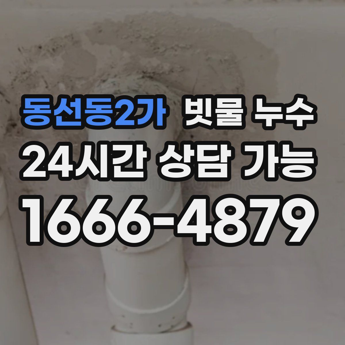 동선동2가 빗물 누수