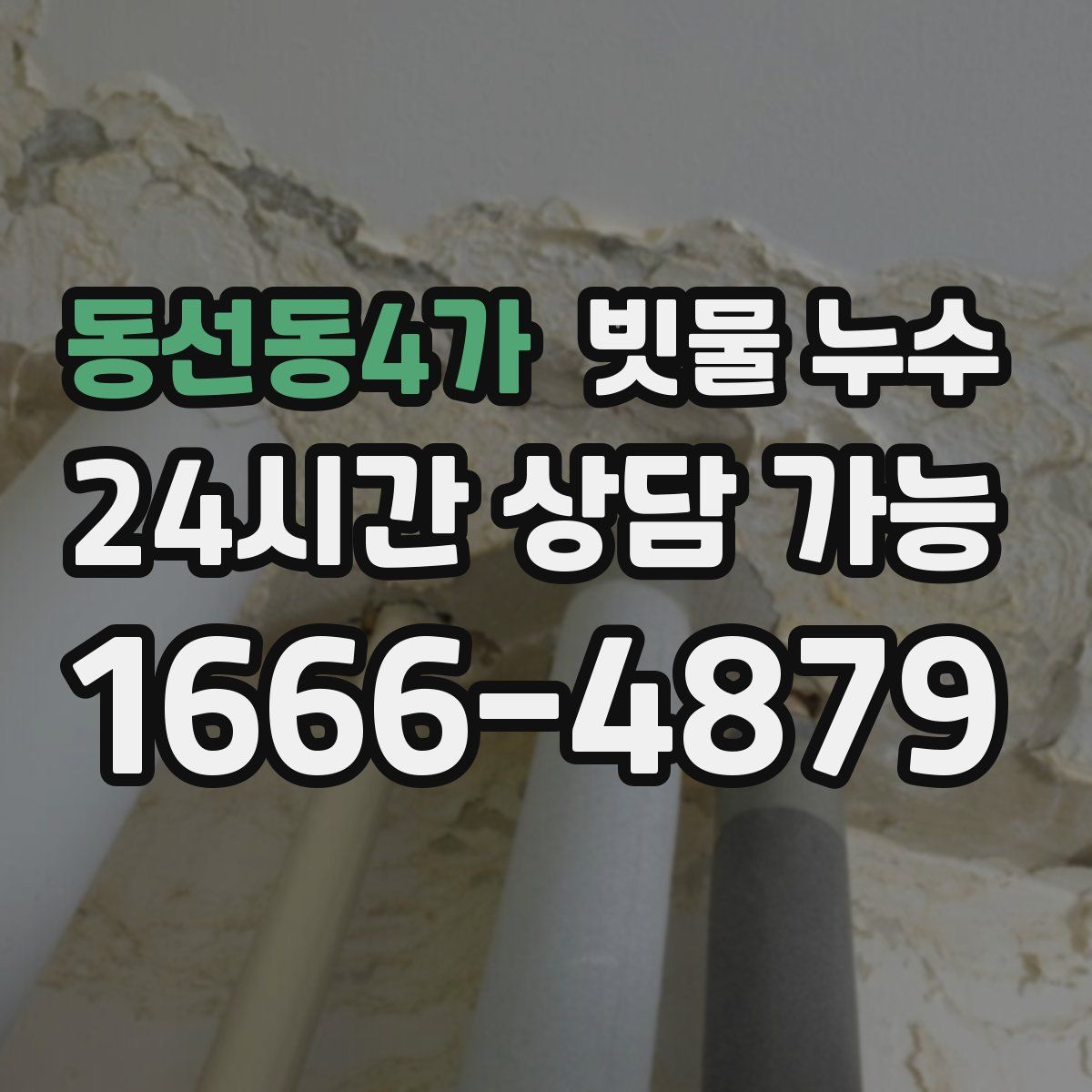 동선동4가 빗물 누수