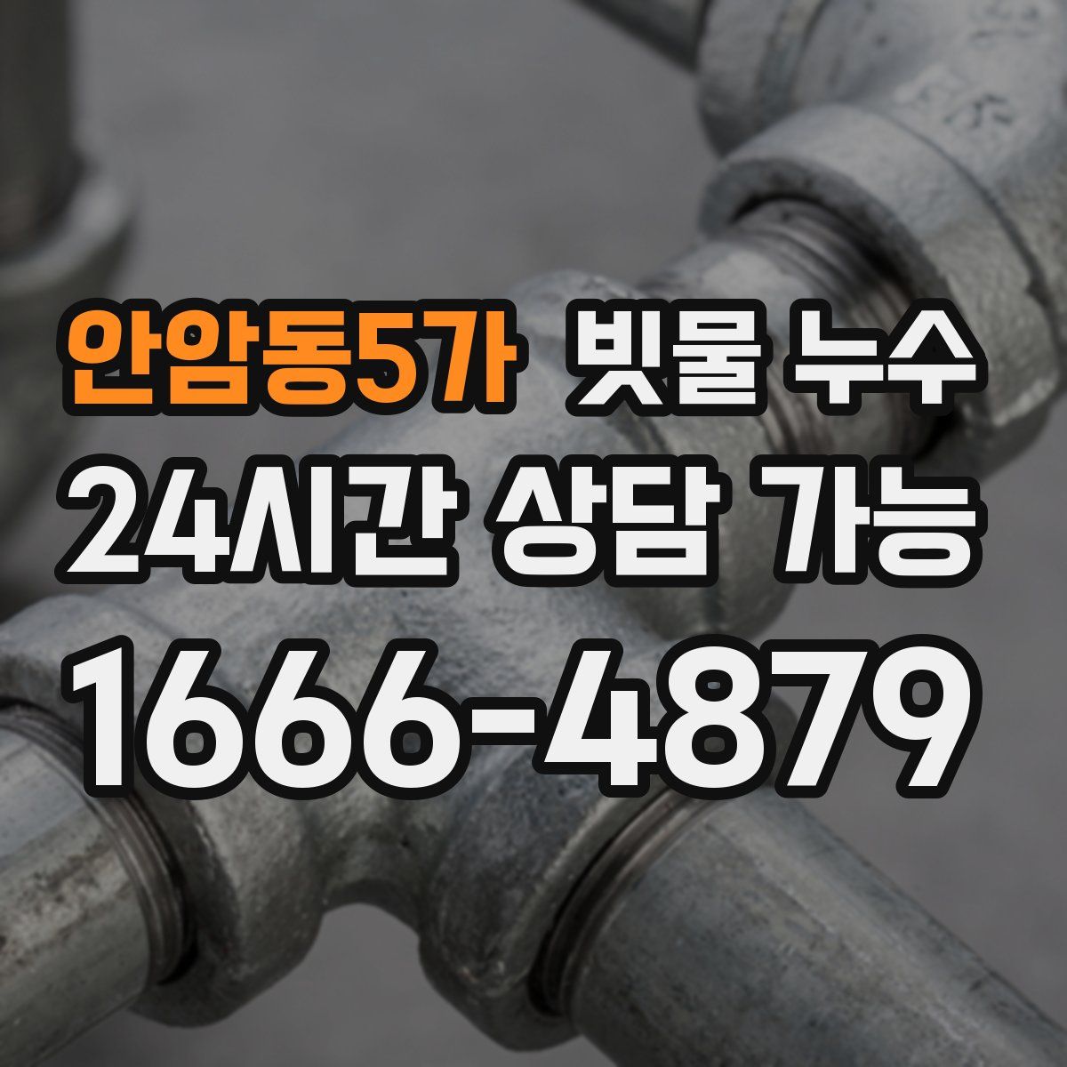 안암동5가 빗물 누수