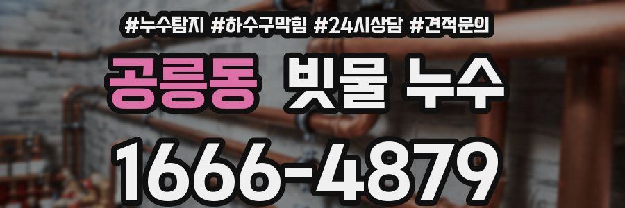 공릉동 빗물 누수