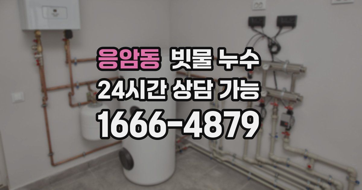 응암동 빗물 누수