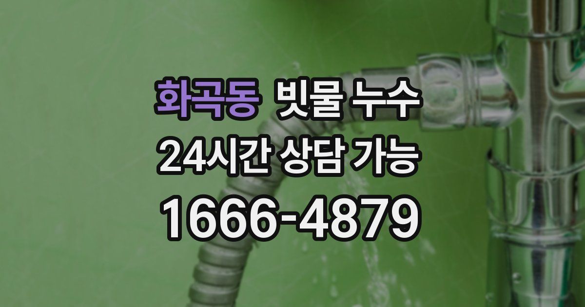 화곡동 빗물 누수