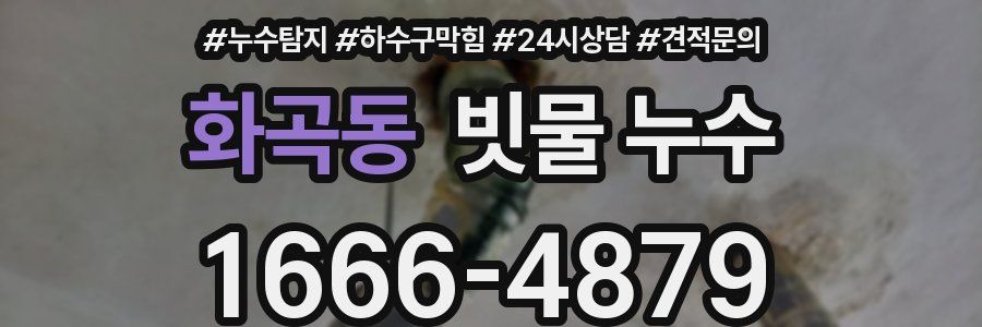 화곡동 빗물 누수