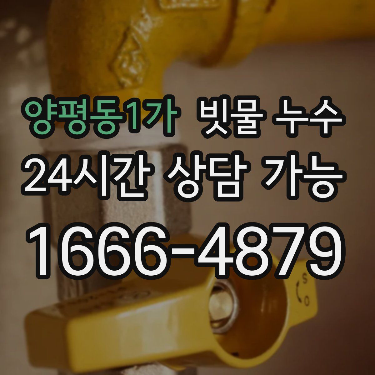 양평동1가 빗물 누수