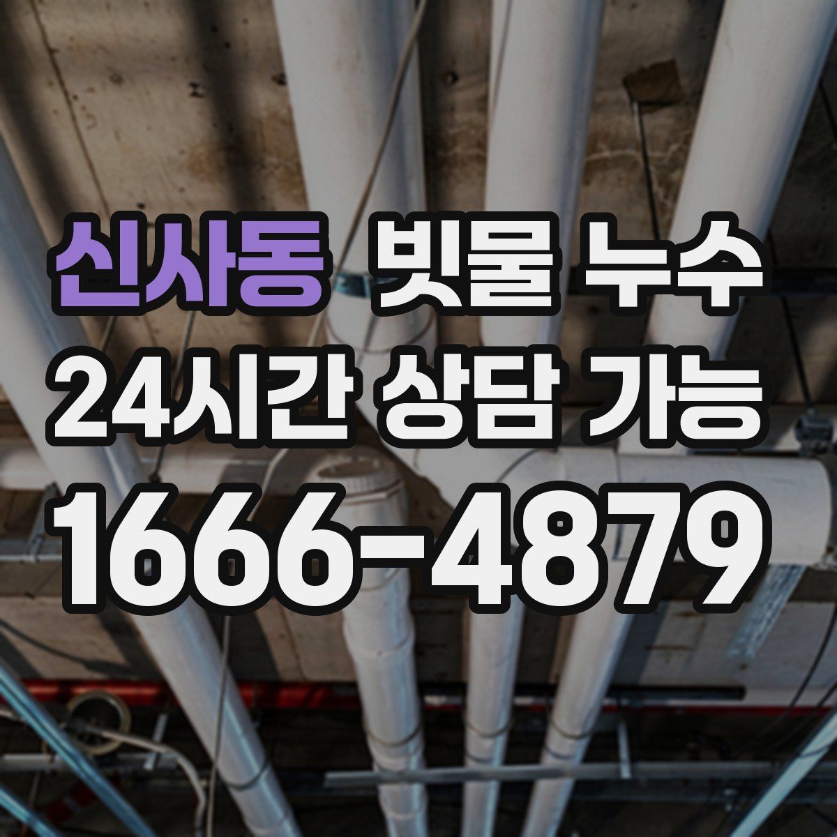신사동 빗물 누수