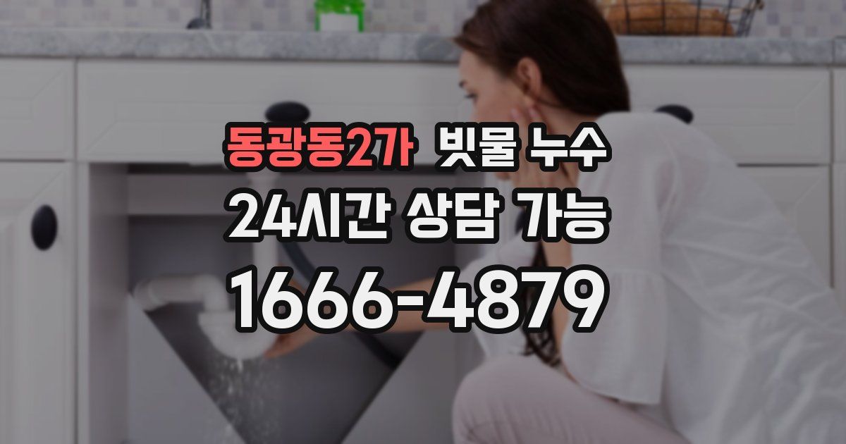 동광동2가 빗물 누수