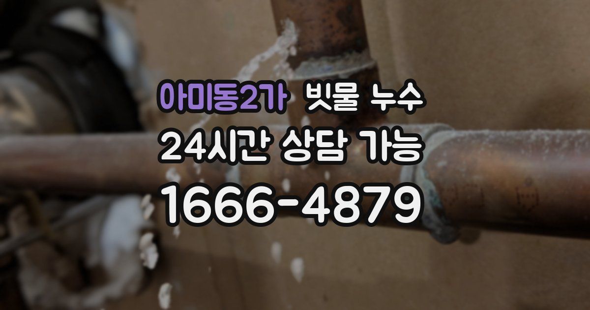 아미동2가 빗물 누수